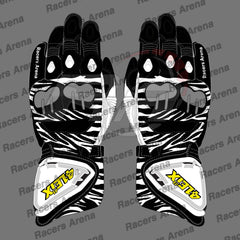 Aleix Espargaro Aprilia MotoGP 2022 Motorbike Leather Racing Gloves