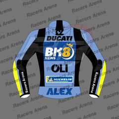 Alex Marquez BK8 Ducati MotoGP 2026 皮革赛车夹克