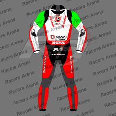 Alex Lowes Kawasaki WSBK 2026 Motorcycle Leather Race Suit Back