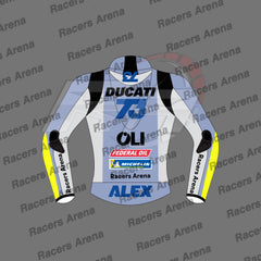 Alex Marquez MotoGP Team Gresini 2025 Motorbike Racing Jacket Back