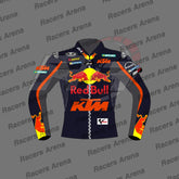 Bard Binder KTM Red Bull MotoGP 2022 Motorcycle Leather Race Jacket Front