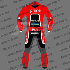 Franco Morbidelli Ducati British GP 2024 Motorcycle Leather Racing Suit Back