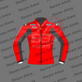 Marc Marquez Winter Test 2024 Motorcycle Leather Race Jacket Front