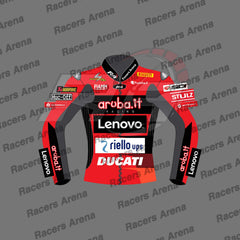 Alvaro Bautista Ducati Aruba it SBK 2023 Motorcycle Race JAcket Front
