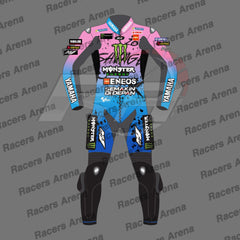 法比奥·夸塔拉罗 Yamaha 法国大奖赛 2024 摩托车皮革赛车服