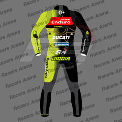 Fabio Di Giannantonio Ducati VR46 MotoGP 2026 Race Leather Suit Back