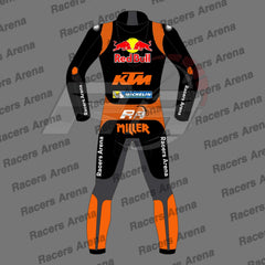 Jack Miller KTM Red Bull MOTOGP 2024 Motorbike Leather Race Suit Back