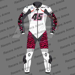 Scott Reddings 45 Winter Test 2022 Motorcycle Leather Riding Suit Front