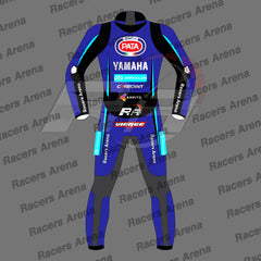 Xavi Vierge Yamaha WSBK 2026 Motorcycle Leather Race Suit Back