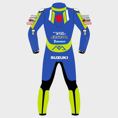 Alex Rins Suzuki Motorbike Leather Suit Back