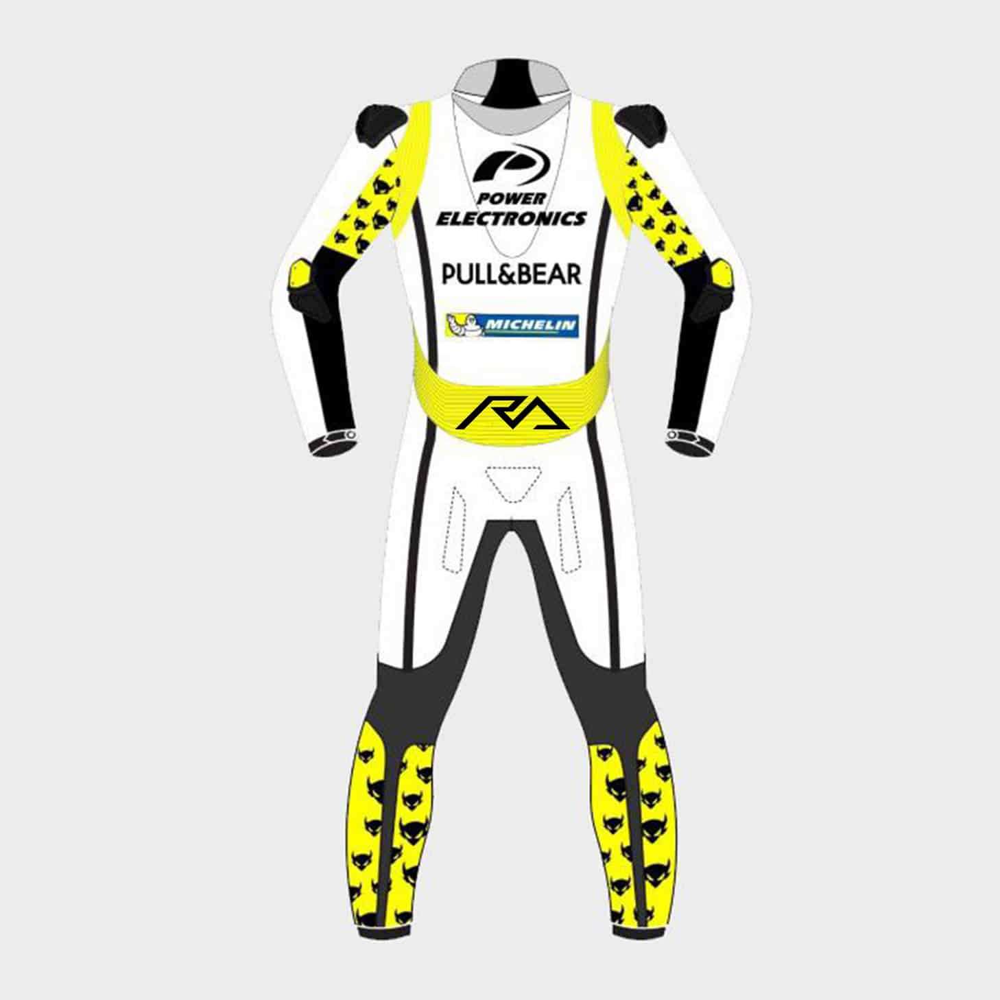Alvaro Bautista Pull Bear Ducati MotoGP 2017 Suit Back