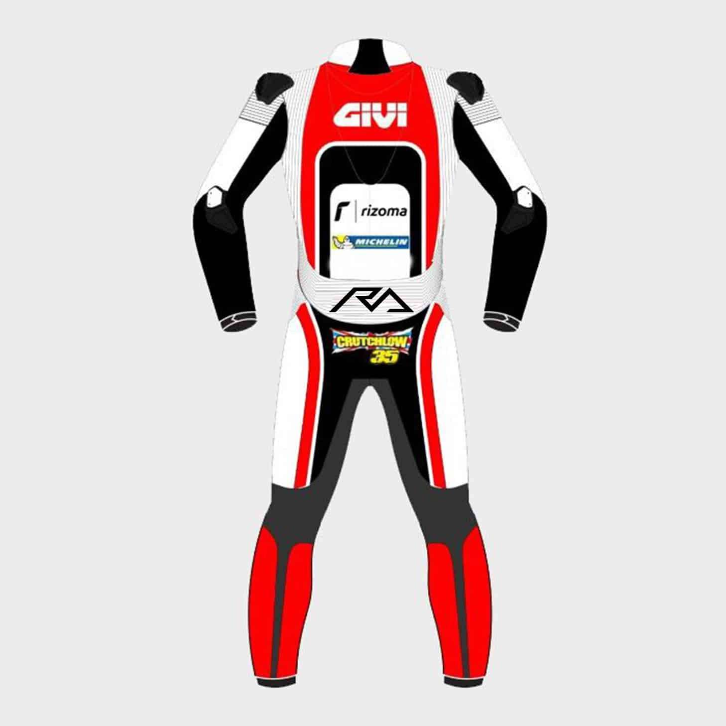 Cal Crutchlow LCR Honda 2017 MotoGP Race Suit Back