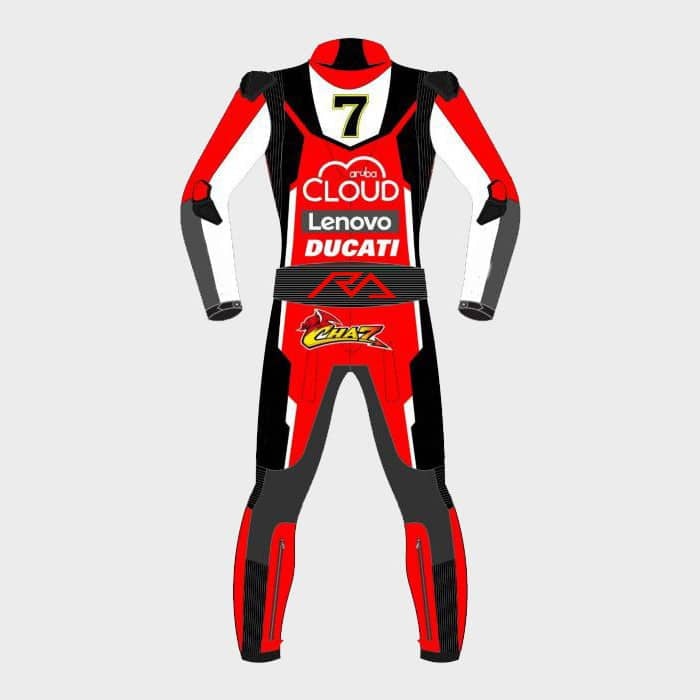 Chaz Davie Ducati Riding Suit WSBK 2020 Back