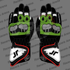 Jonathan Rea Kawasaki MotoGP 2023 Motorcycle Leather Race Gloves